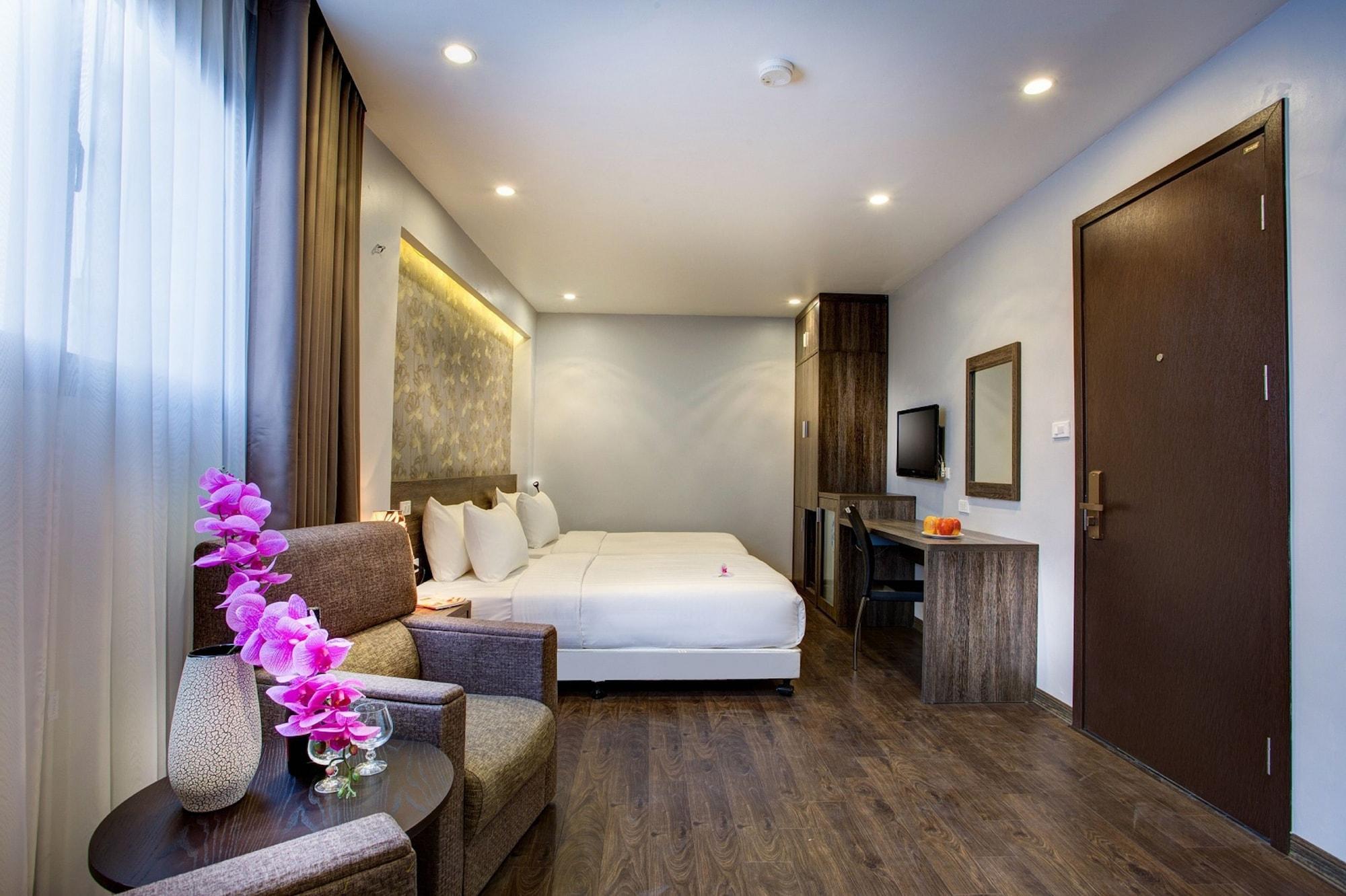 My Linh Hotel Hanoj Exteriér fotografie