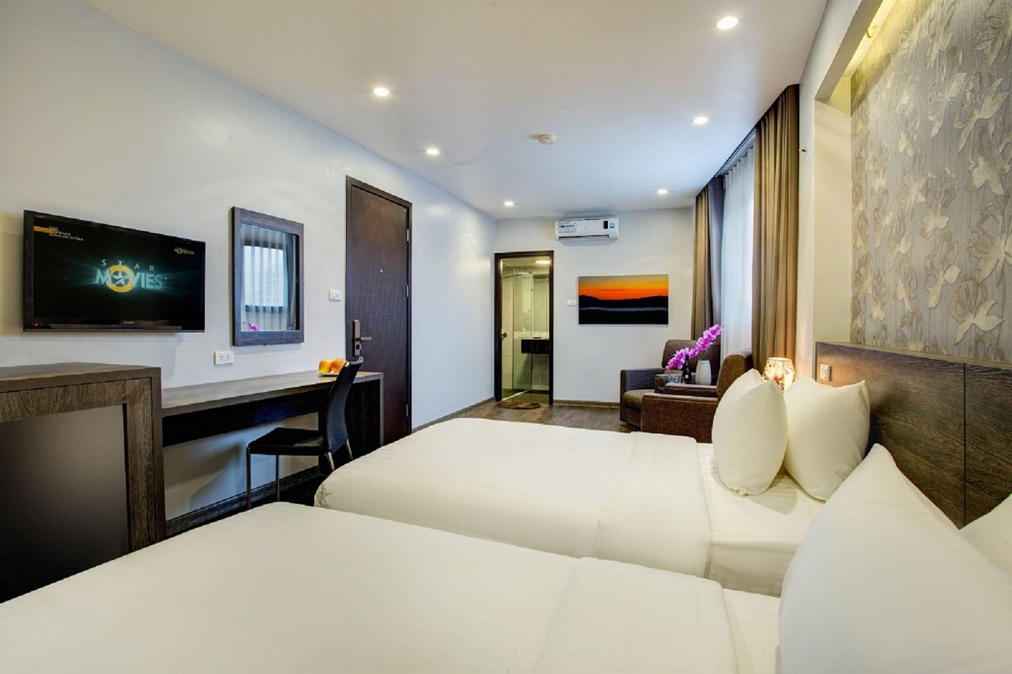 My Linh Hotel Hanoj Exteriér fotografie