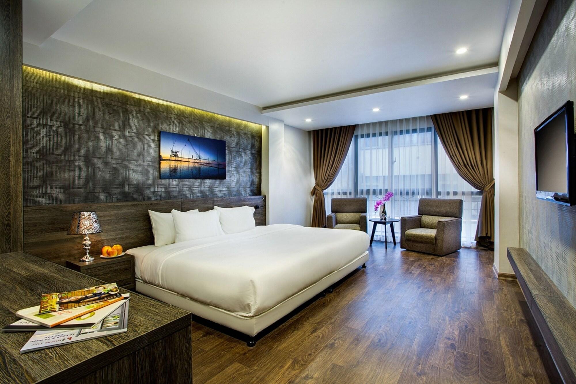 My Linh Hotel Hanoj Exteriér fotografie