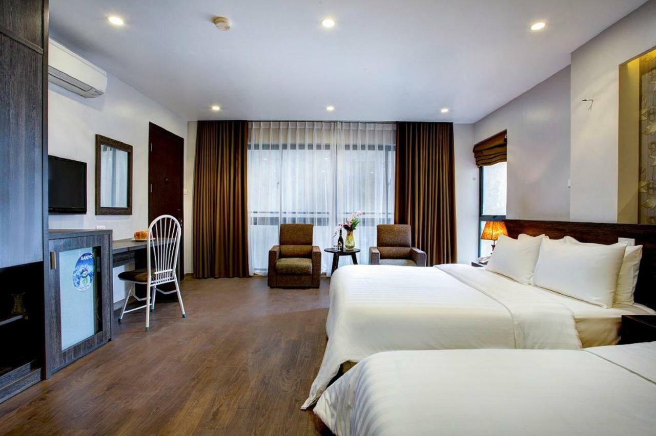 My Linh Hotel Hanoj Exteriér fotografie